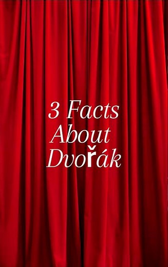 3 Facts About Dvořák 🎼 The Composer of the New World Symphony