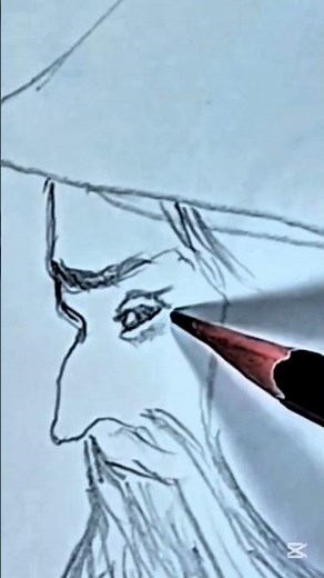 Drawing Gandalf the Great Wizard #lordoftherings