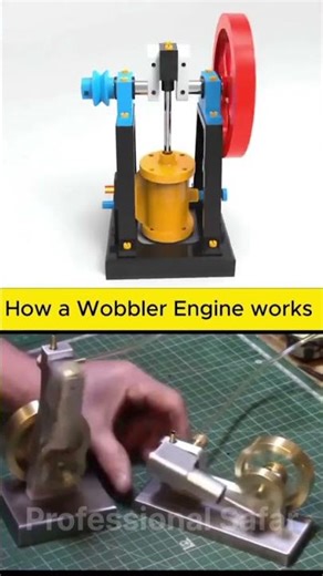 🔧 Wobbler Engine Working Principle | Simple Steam Engine#mechanical #viral #viralvideo #viralshorts