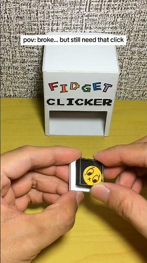 Day 4 of making a fidget clicker without a 3D printer #shorts #fidgettoys #diy