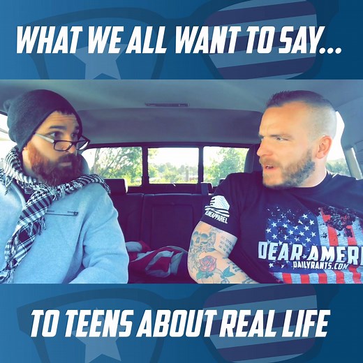 8.4M views · 45 reactions | DAILY RANT..."What we ALL want to say to Teens about REAL LIFE" LIKE / SHARE / TAG 5 FRIENDS!!! | Graham Allen | Facebook