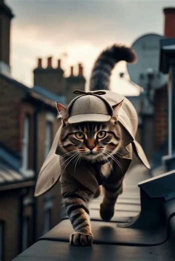 Cat Detective | Following the Shadows #cat #cute #animalstory