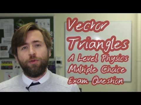 Vector Triangles - A Level Physics Exam Practice Question - Multiple Choice