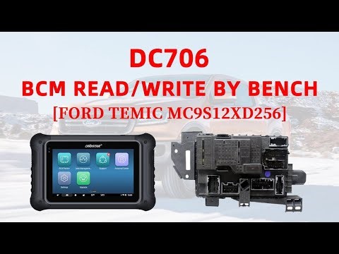 OBDSTAR DC706 Clone Ford Temic MC9S12XD256 BCM by Bench - Cardiagtool