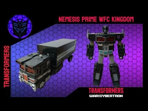 Review Nemesis prime Transformers War for cybertron Kingdom