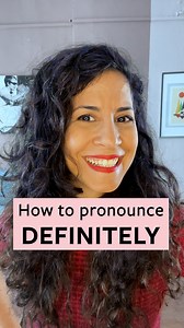 How to Pronounce 'Definitely' IPA: /ˈdɛfənətli/ Definitely is an adverb that means ‘without doubt’. We use it to emphasize: I definitely will read this book! I definitely love using this word! The synonyms are sure, certainly, surely. Watch the tutorial to see how you can pronounce it easily. Join our #HowToPronounceMarathon: 14 days of learning and practicing the pronunciation of tricky words🔥 Word 36/42 👉 Want to win a 1:1 coaching session with me live on IG? 👈 Share a story of you using on