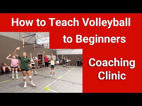 How to Teach Volleyball to Beginners - Coaching Clinic #coaching #volleyballdrills