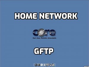 File transfer in home network, using gFTP in tinycore