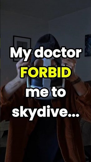 My Doctor FORBID Me to Skydive. Watch My First Jump (in VR)