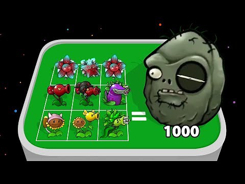 PVZ Fusion MOD (Game 01) Merge Plants vs. Zombies Evolution Gameplay, Android Games Merge Battles