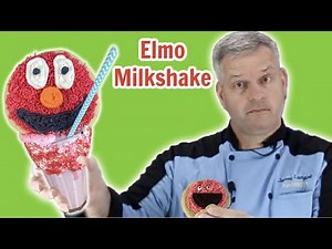 Giant Elmo Milkshake