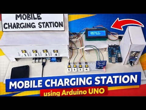 Mobile charging station ⛽ project using Arduino l #electrical #project #newideas