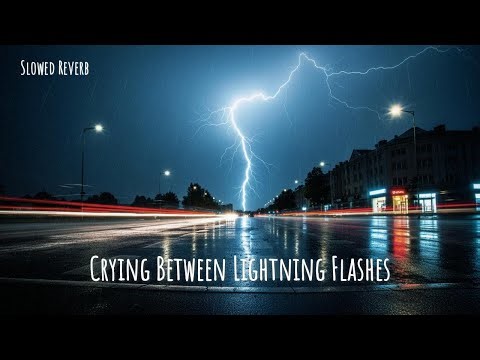 Crying Between Lightning Flashes — Sad Lo-Fi Slowed + Reverb