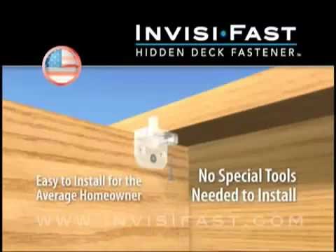 InvisiFast Hidden Deck Fastener - Affordable Way of Fastening Deck Board.