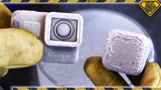 Can a GoPro keep recording in liquid nitrogen?