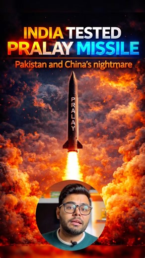 India successfully tests Pralay Quasi-Ballistic Missile #shortsfeed #pralaymissile