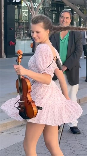 Karolina Rose on Instagram: "One minute of The Beatles beauty @thebeatles #KarolinaProtsenko #ViolinCover #TheBeatles #AndILoveHer #violin #StreetPerformance #LoveSong #InstrumentalCover #girl #ReelMusic"