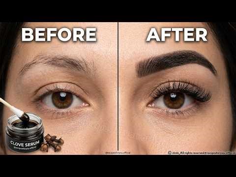Ancient Indian Clove Secret for Naturally Lush Lashes and Brows 👁️✨