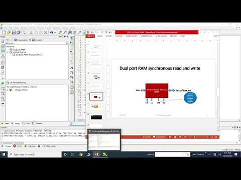 Design and Implement verilog HDL code for Random Access Memory (RAM) using test bench