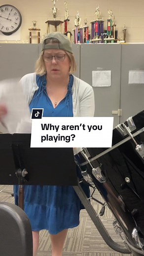 Inside a Middle School Band Room