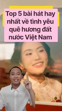Top 5 bài hát hay nhất về tình yêu quê hương đất nước Việt Nam 🇻🇳 #khotuoitho #quehuong #xuhuong
