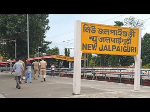 NJP Junction, New Jalpaiguri railway station West Bengal, Indian Railways Video in 4k ultra HD