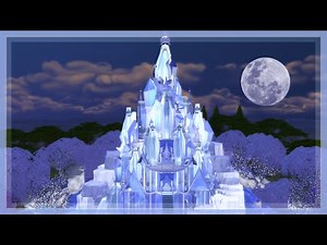 The Sims 4 - Elsa's Frozen Castle Speed Build