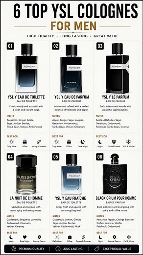 Which YSL Cologne Lasts the Longest? #fragrance #fragrancereview #mens