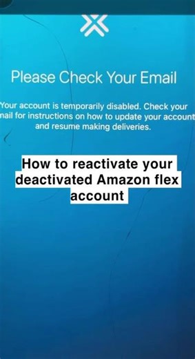 how to reactivate Amazon Flex app #amazonflex #reactivate #amazondelivery #deactivate