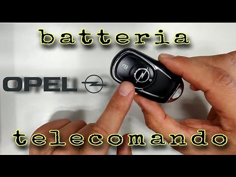 Wie man die Batterie des Schlüssels bei Opel Mokka ersetzt.