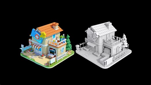 【3dmax】简单上手box小场景搭建教学，零基础场景建模案例，3Dmax新手入门基础软件操作练习演示视频