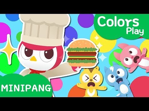 Learn colors with Miniforce | Colors Play | Hamburger | Mini-Pang TV Colors Play