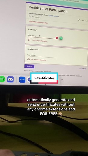 Automatically Generate and Send E-Certificates for Free! 🙈