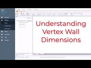 Understanding Xactimate Vertex Wall Dimensions