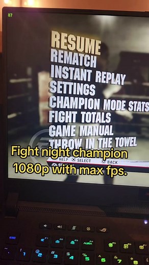 unlocked fight night champion fps with full HD capable of 4k #fightnightchampions #boxing #hacks #gaming #rtx3080 #pcgaming #fun #ps5 #ps3 #sony #xbox #console #mods