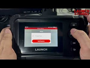 LAUNCH CRP129 HD: DPF Regeneration for Freightliner Truck