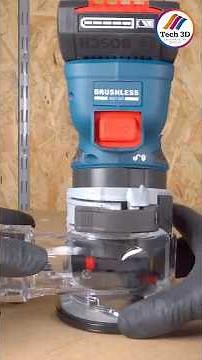 Bosch GKF 18V-8 Flagship 18V Palm Router Maximum Power and Accessory Compatibility #boschtools