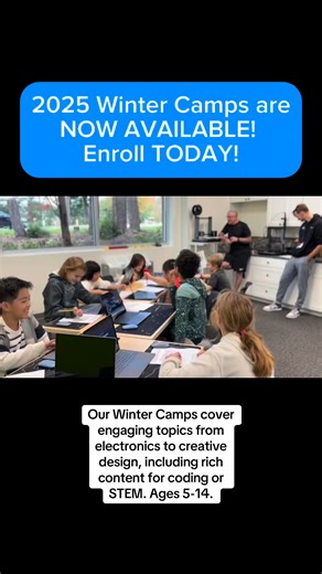 Winter Camps are HERE! ❄️💻 Our 2025 Code Ninjas Winter Camps are officially open for enrollment. Full-day, half-day, tons of fun, and LOTS of STEM learning. Save your ninja’s spot before camps fill! Sign up Link: https://members.codeninjas.com/e/?=CnGHennj/479/246803//1764711395 | Code Ninjas Gig Harbor, WA
