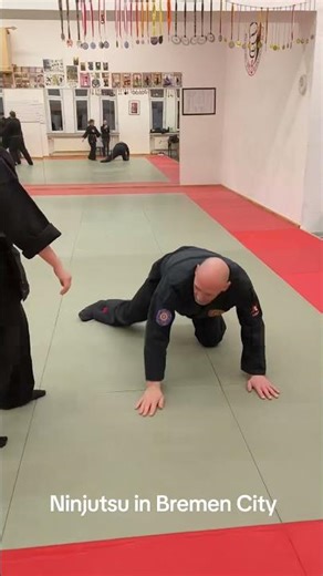 Ninjutsu defensa personal, entrenamiento en el dojo