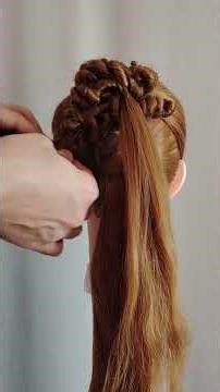 Beautiful easy updo for wedding. Swirl updo hairstyle. Fun hairstyle.