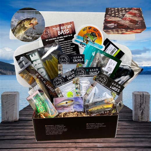 Bass Fishing Mystery Box – 11-12  Types of Lures and Tackle – Christmas Gift for Men - Etsy