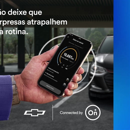 Tenha acesso ao status do seu Chevrolet e monitore tudo pelo app myChevrolet. | Chevrolet
