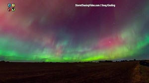 Aurora Borealis - Massive October Light Show Across North America. part 5 | StormChasingVideo.com