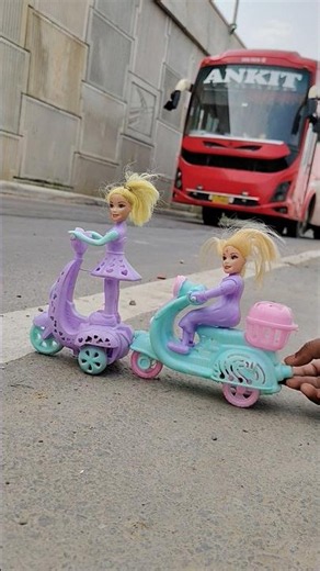 Remote Control Scooty Girl Mini Vespa🛵scooter🚴Unboxing and fittings 💥#vespascooter​😯 #automobile​ 🔥