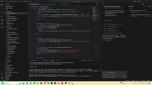 Vibe Coding Live — Construire un Chatbot Twitch Intelligent en Direct