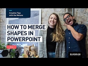 How to Merge Shapes in PowerPoint | BlueMelon Tips