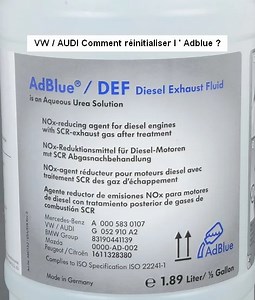 VCDS : Comment réinitialiser l ' Adblue ?