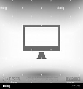 Pictograph of computer Stock Vector Image & Art - Alamy