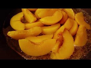 Easy Peach Flambe Recipe - Dessert with Friends
