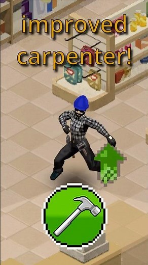 CARPENTER BUFF!!! Project Zomboid | #projectzomboid #survivalgame #gaming #build42